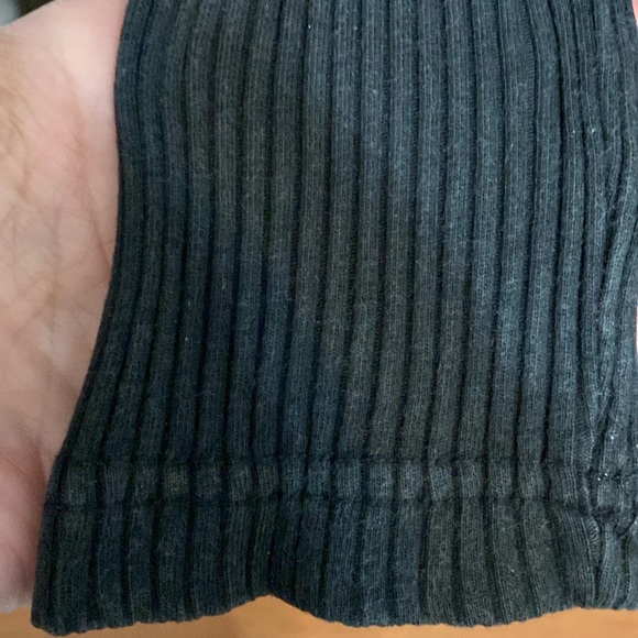 Real Comfort Black Ribbed turtleneck sweater - Size Large - Picture 7 of 9